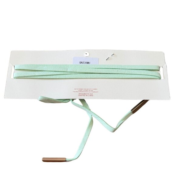 Pomina Women's Mint Green Wrap Choker Necklace Faux Suede - Picture 2 of 6